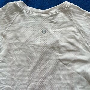 Lululemon Cream Long Sleeve Top